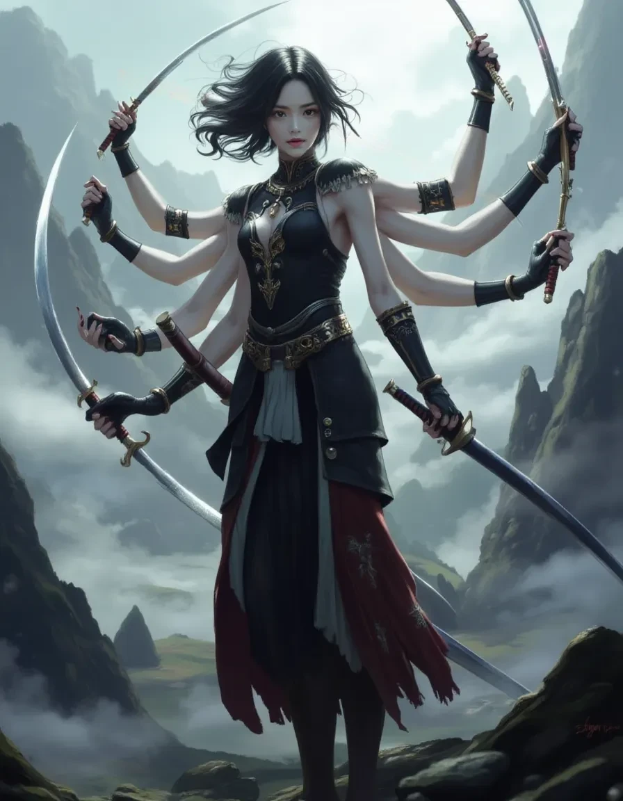 Kamaitachi: "Generate a hyper-realistic and high-definition image of a Kamaitachi, a wind spirit from Japanese folklore, with sharp, scythe-like claws and a swift, ghostly form."