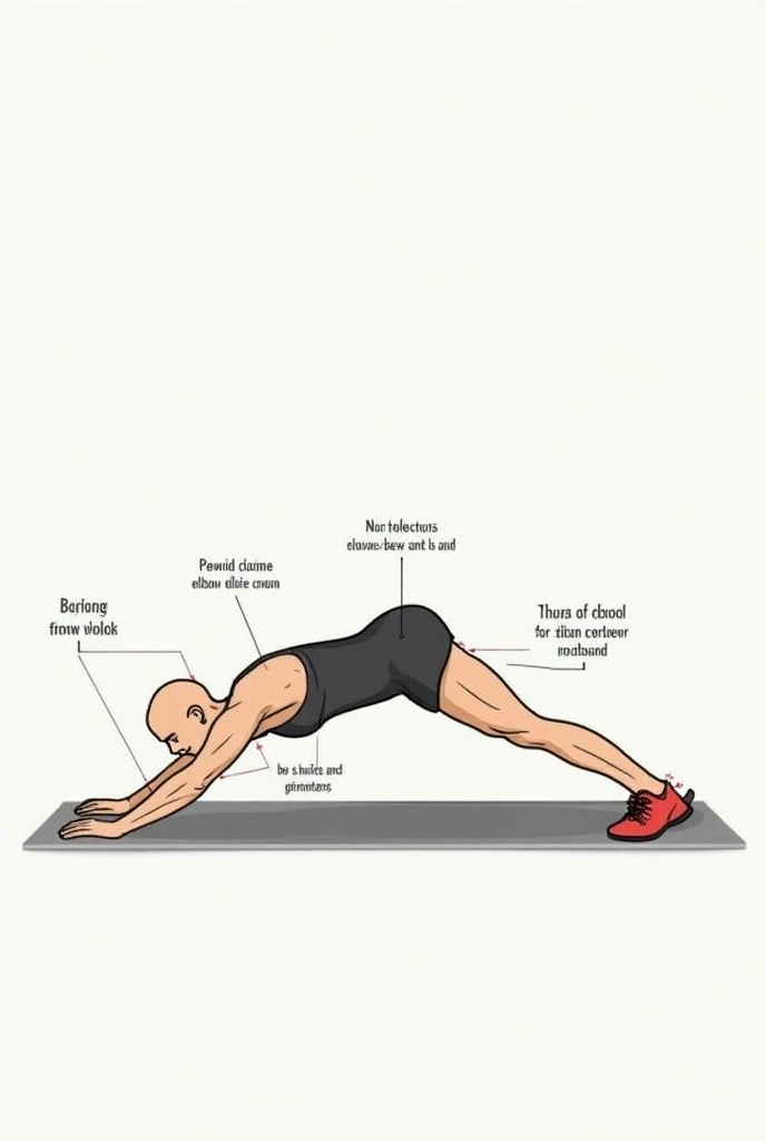 a skinny guy doing push ups