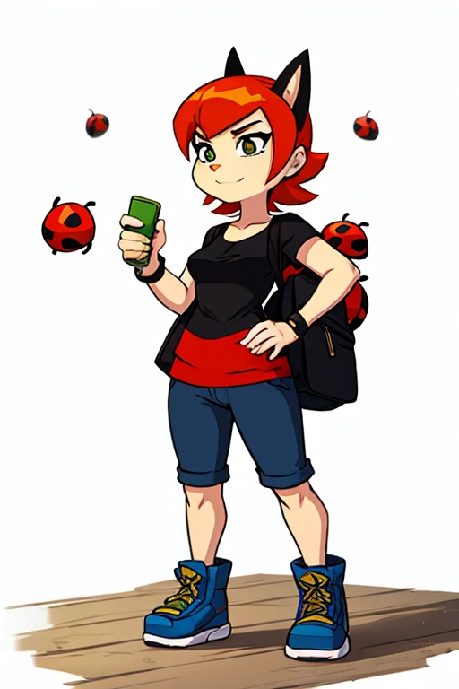  Female furry ladybug ben 10 style 