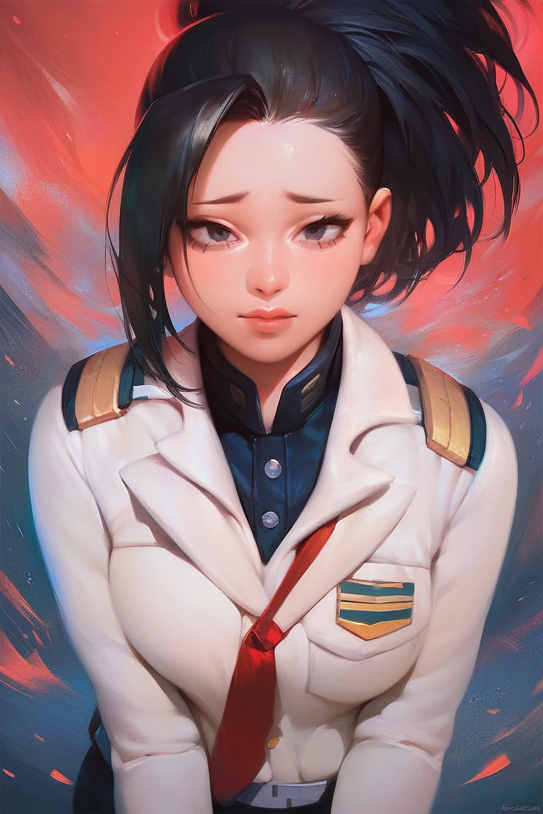 score_9, score_8_up, score_7_up, score_6_up, (masterpiece: 1.0), best quality, BREAK, 1girl,yaoyorozu_momo, boku_no_hero_academia, 1girl, black_hair, black_eyes, perfect anatomy, perfect composition, perfection