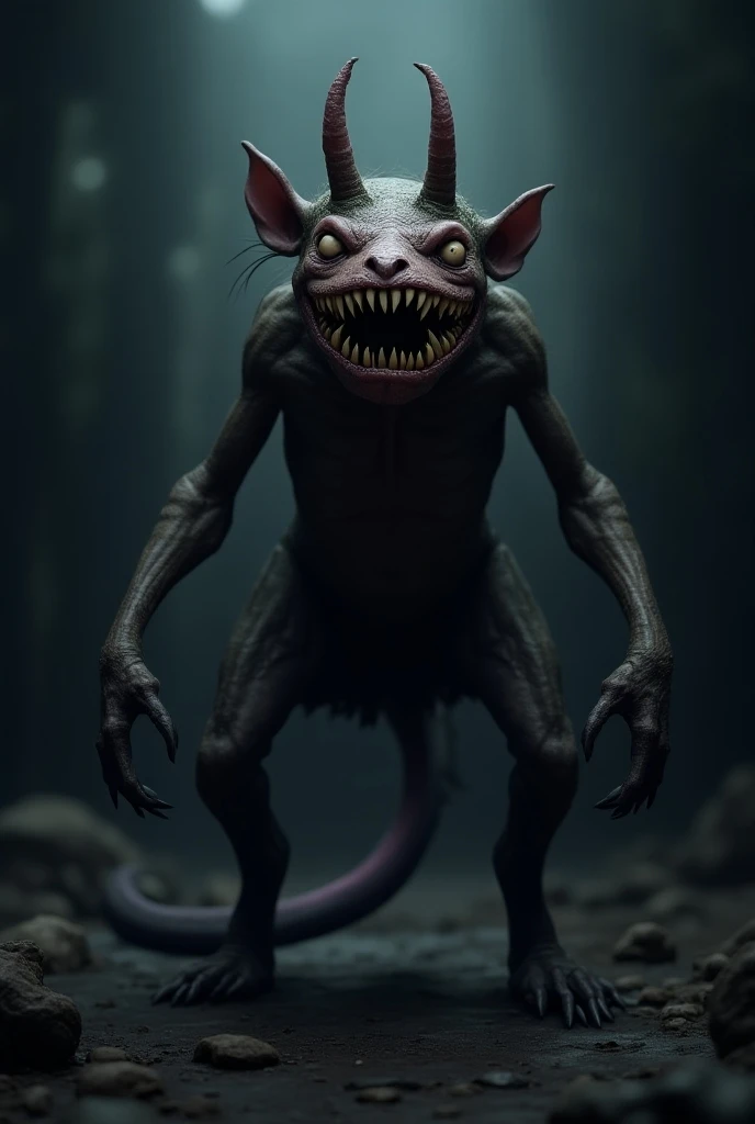 A monster in the style of Gerald Anthony Scarfe.