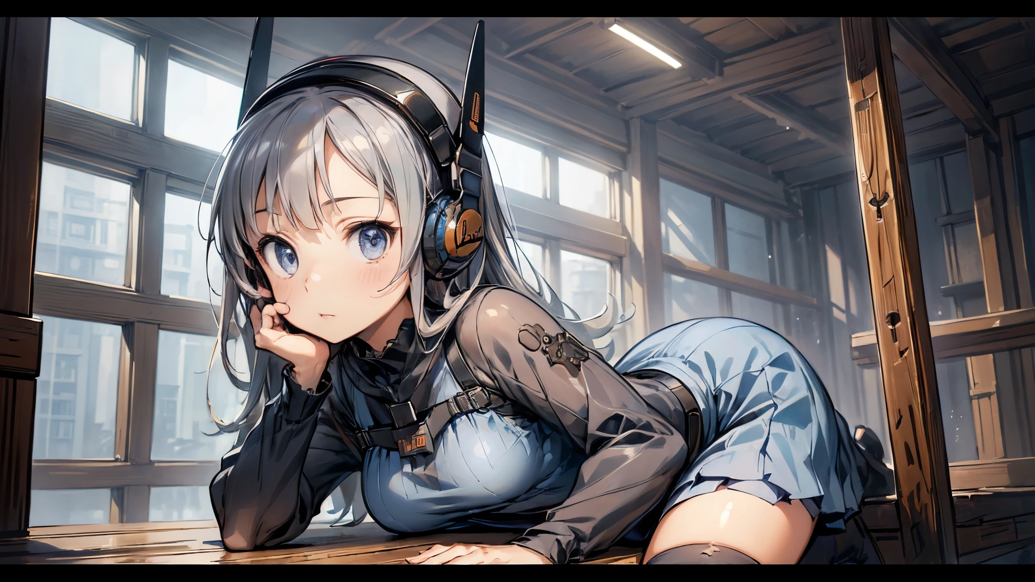 (((masterpiece))), ((( high resolution on down))), ((( perfect face)))、((( Japan Beauty )))、(( top quality i )), detailed texture, (( high resolution on downの顔)), ( best quality、Unity 8k,16k, wallpaper、masterpiece、Super detailed、超 high resolution on down、(Realistic)、( highly detailed backgrounds ), ((Detailed drawing))、Photoreal 1.2, exquisite, insanely detailed), ((4 fingers on 1 thumb , Perfect human hand)), (( perfect two legs)), very detailed facial and skin texture , (( detailed eyes on board)), Detailed lips, very detailed depiction of hair , (Inside a developed city ), (( girl , Light blue semi-long, headset, Petite, Small breasts)), (Gothic ta fashion that fits the body, Partially see-through , knee socks, Loafers, mecha001), (Superbike), (cowboy shot), looking at viewer