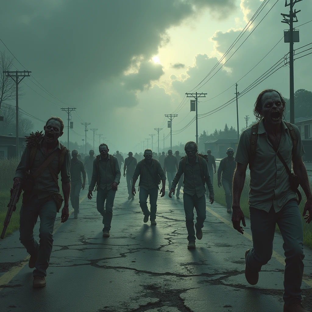 Haz a zombies de espalda