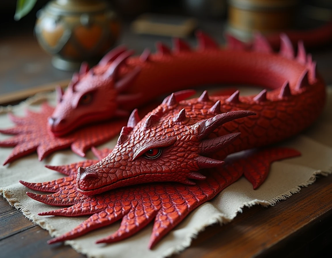 shirt for interclass with a printed dragon, coming in black and wine colors