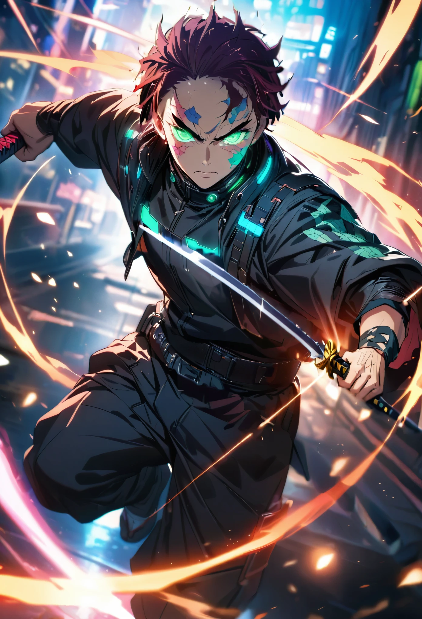 Remove the sword ,  and redo the hand 