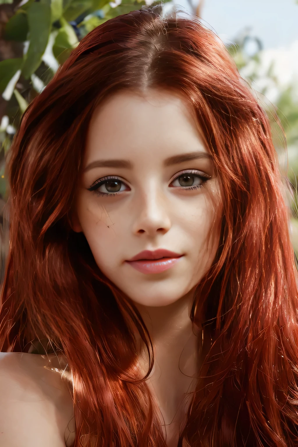 Fantasy, medieval, ((best quality)), ((masterpiece)), (detailed), perfect face, perfect body, hot woman, young, beautiful sexy elf, lying on a tree, spreading legs open, redhead, long hair, messy hair, big eyes, heavy black eyeliner, freckles, cameltoe, outdoors, gloomy forest, wearing armor, perfect breasts, masturbating, fingering, rubbing clitoris, hairpin pussy, wet pussy, squirt, squirting, nymphomaniac