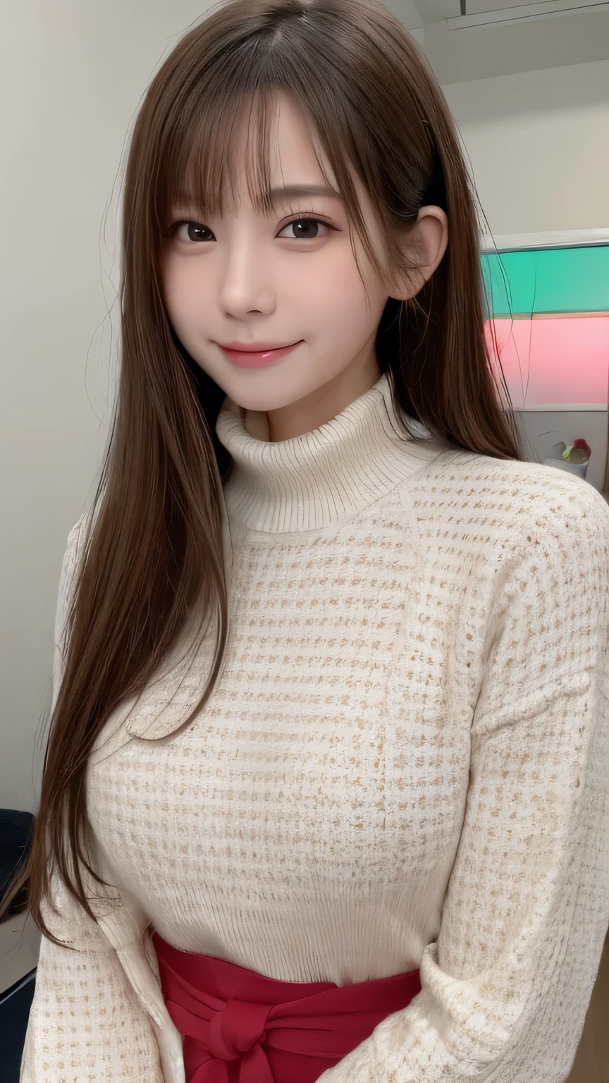 Highest quality、masterpiece、High sensitivity、High resolution、Detailed Description、Slender girl、Kogal、Long fake nails、Color Contact Lenses、Smile and wink、Platform boots、