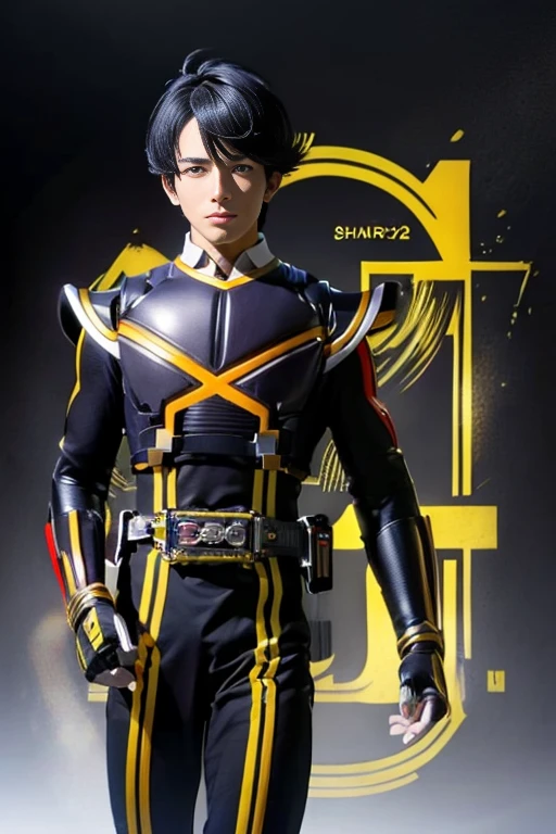 (High-definition CG), ( Best Quality ), (High-definition CG), ( Best Quality ), ()Kunihiro Horikawa , (Overall view)      beautiful and sexy young man , 18 years old,      toned and muscular    ,  With a cool and handsome face    , SharpEye, ,  I have a big butt , Big Ass Kamen Rider costume  