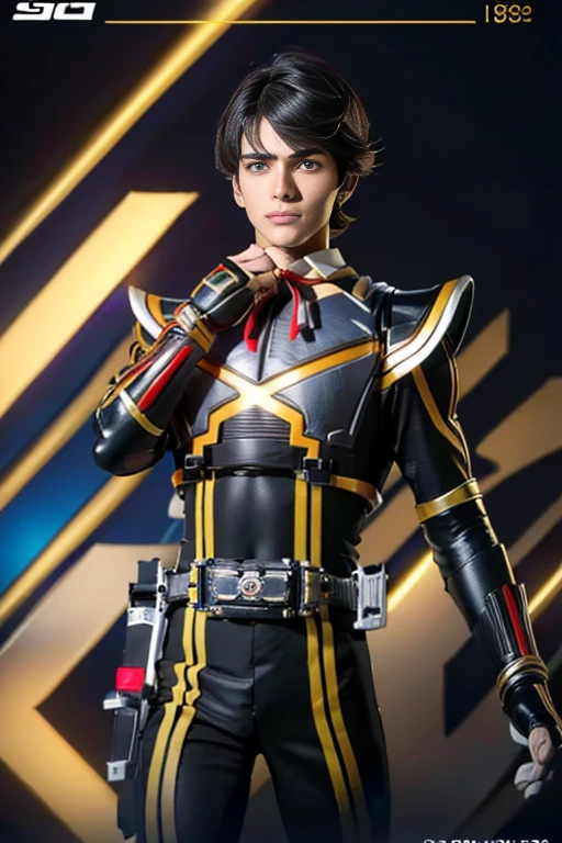 (High-definition CG), ( Best Quality ), (High-definition CG), ( Best Quality ), (Koki Kunihiro ) , (Overall view)       beautiful and sexy young man , 18 years old,       toned and muscular     ,  With a cool and handsome face     , SharpEye, ,   My butt is big , Big Ass Kamen Rider costume  