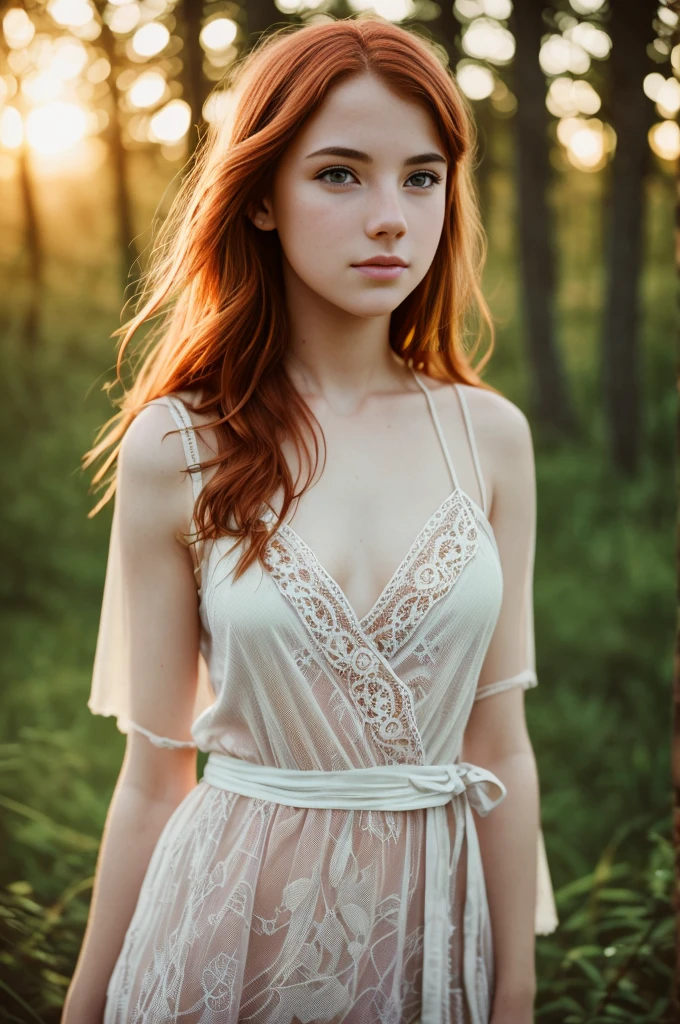 1 girl  27, wearing dress, solo, aesthetic artwork, irish redhead, long wavy ginger hair, grayeyes light, some small freckles, pale skin, G-cup, huge breasts, slim body, runners body, (textured skin, skin pores:1,1), (moles:0,8), imperfect skin, (extremely detailed 8K wallpaper),soft lighting, high quality, film grain, fujifilm XT3 sharp focus, f 5.6, 50mm, high detailed, sharp focus, dress wearing, high detailed, complex details, background is bazaar 