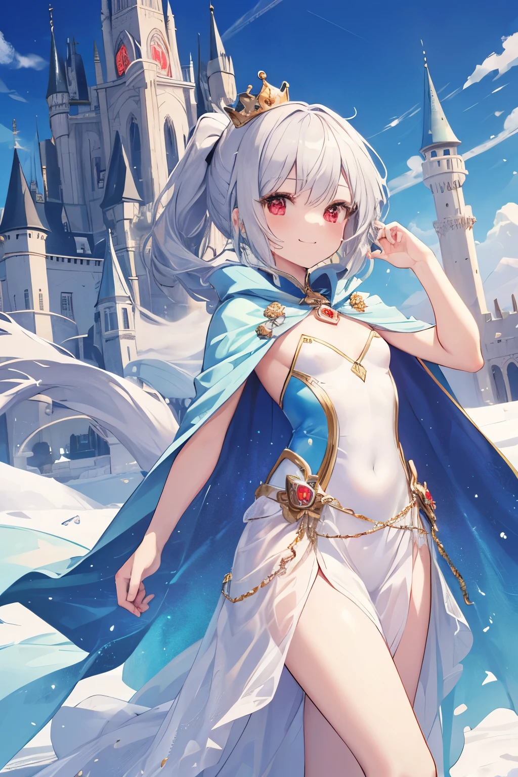 (best quality,highres:1.2),ultra-detailed,realistic,professional, woman sat on a pirate ship looking up at the aurora borealis,natural scenery, vibrant colors, colourful aurora borealis in sky, star-filled sky, serene and calm environment,luminous and ethereal atmosphere,tranquil and serene disposition,detailed facial features,soft and flowing hair,peaceful and serene expression,harmonious and balanced composition,ocean,night, aurora borealis, subtle and captivating lighting,mesmerizing and tranquil aura,feeling of tranquility and inner peace,stunning and breathtaking view ((the woman wears a fantasy magical outfit, Scandinavian, cute bob-cut hair, white hair, blue eyes, short skimpy clothes, white and blue sleeveless crop top, keyhole in top exposing large breasts, bare midriff, belly button, white iridescent skirt with blue bow, brown winter boots topped with white fur, loose white arm warmers with golden cuffs, blue cape, blue gems, happy, energetic))