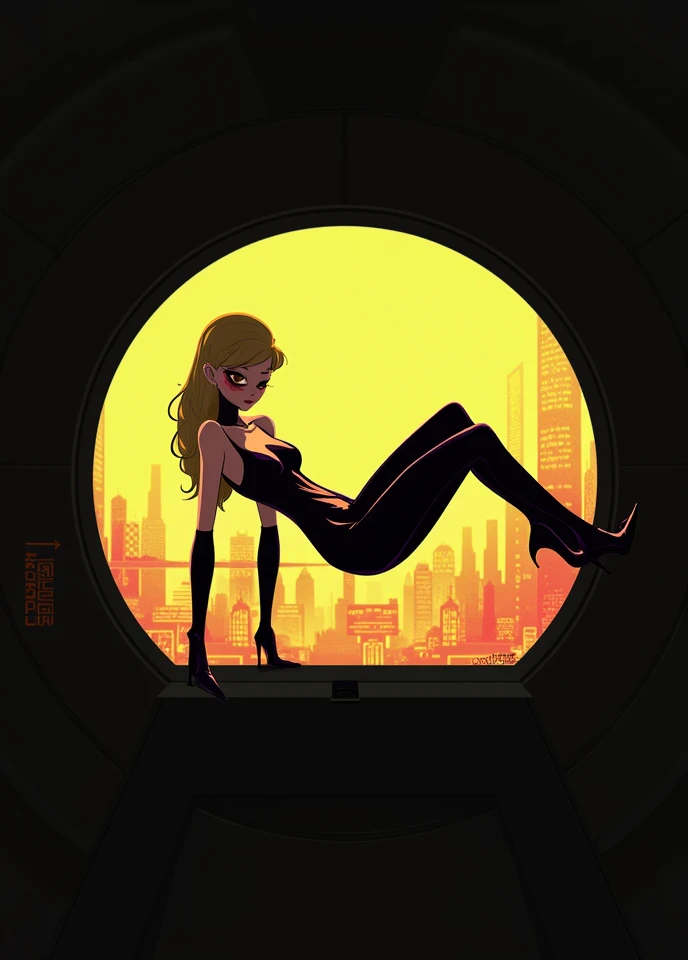(score_9, score_8_up, score_7_up), zPDXL, 1 shadow, alone, looking at viewer, subway exit background, cyberpunk, abstract dark body, glowing white eyes, black face, black body, full body, his entire black body disembodied, going up the stairs, organic shadow, crows, humanoid figure wrapped in shadows, sinister and threatening figure, glowing eyes stand out in the darkness, almost amorphous dark silhouette, going up stairs, background with pipes and cyberpunk signs, ethereal almost liquid texture, it was made of a dark, viscous substance that drips and spreads, dark aura, black claws, seen from above,