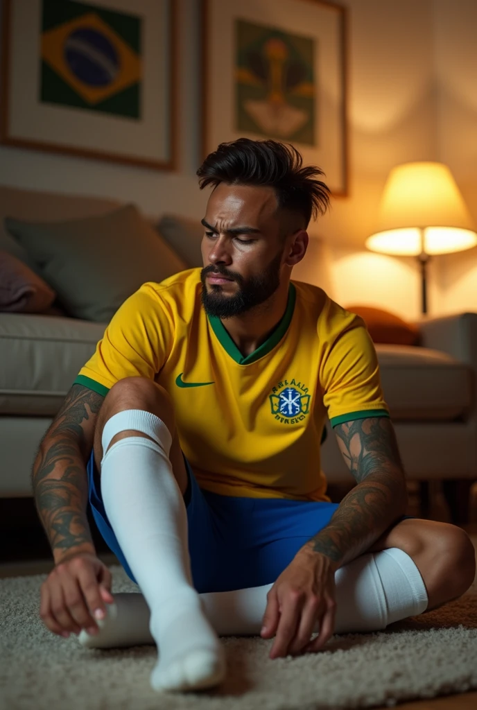 Neymar junior de cueca