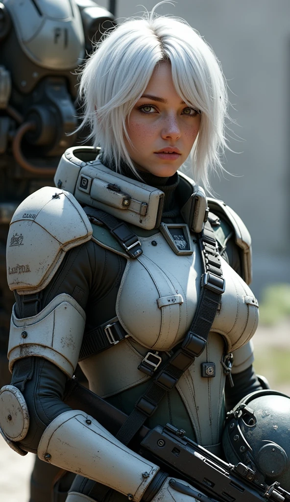 (masterpiece, best quality), 1girl,   <lora:ianar6-guy-v2:0.8> ianar6, bodysuit, armor, fingerless gloves, gloves, pants, knee pads
