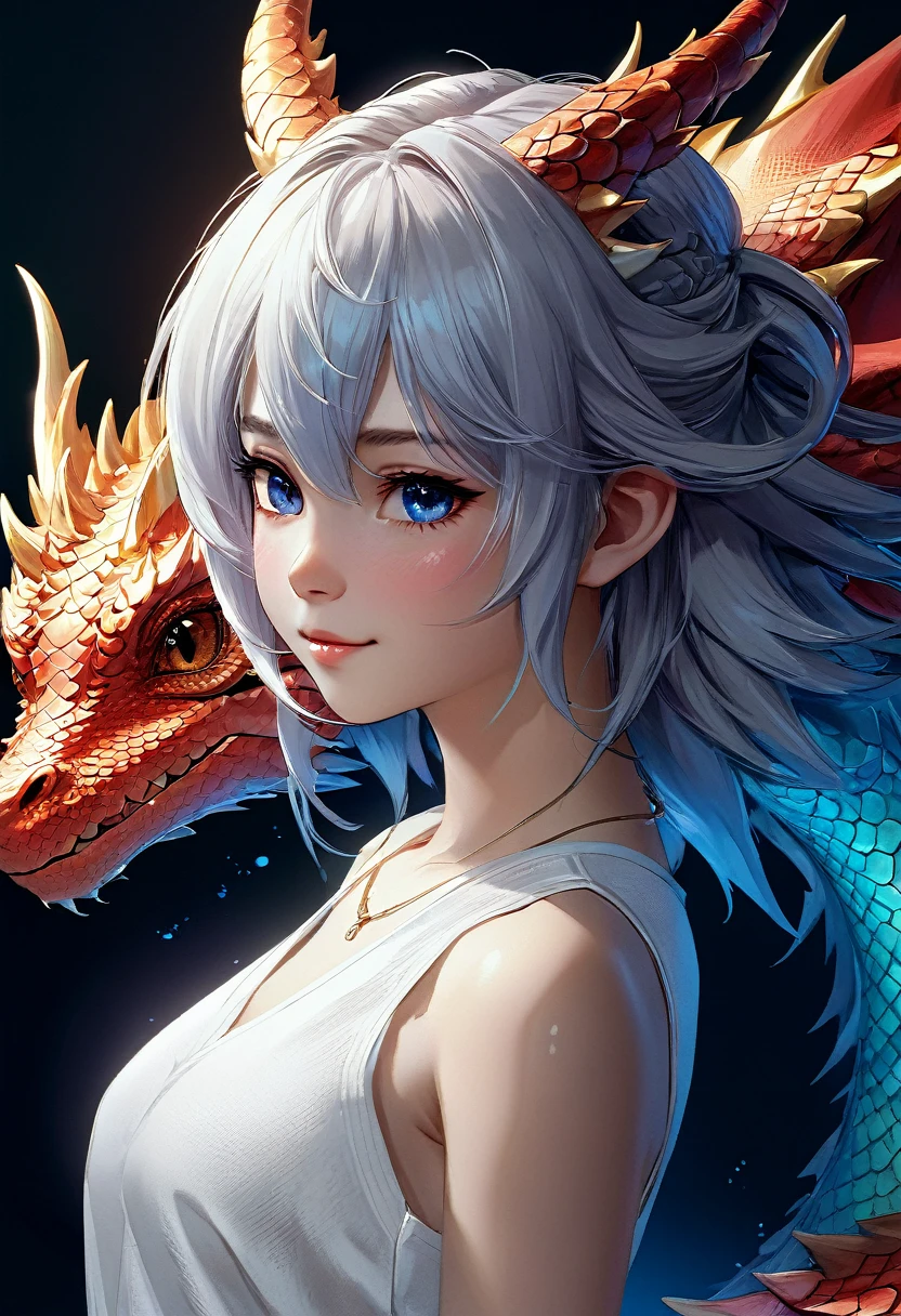 Femboy dragon, feminine, solo character, 8k quality, ultra realistic, 3d render, digital art, beautiful and detailed portrait of a (((feminine))) anthro dragon, kenket, Ross Tran,ruan jia, uploaded to e621, zaush, foxovh, cinematic lighting,(((shy, seductive))) smile, looking at viewer, no fur, red scales, dragon, femboy, plump body, feminine body, shy expression, wearing white tanktop, wearing blue slacks, soft body, very weak, very lean, ((presenting behind)), hand on behind, spreading behind