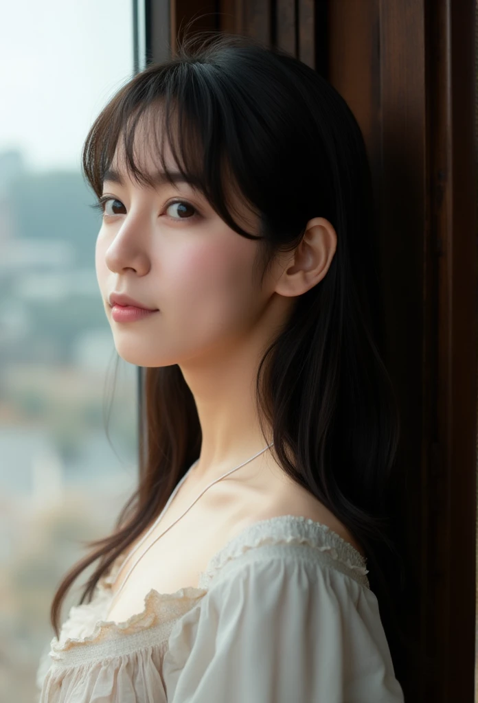 ((top quality, 8k, masterpiece: 1.3)), women (full body portrait, front, babydoll wearing, wet clothes, big breasts, cleavage), sailing, wind, steering pose, overhead camera, sharp focus: 1.2, cute women: 1.4, (((hairstyle random)), wet hair, very detailed face and skin and hair texture, detailed eyes, double eyelids, white skin, beautiful delicate nose, Cute young Japan woman, 28 years old, at a dynamic angle, is pleasing to the eye and suggestive composition, emphasizing the subject's hair, eyes, mouth and action, while exuding melancholy emotions characterized by a contrasting mix of muted tones and light and shadow,