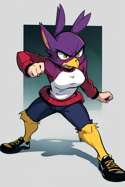  Female furry purple angry bird ben 10 style 