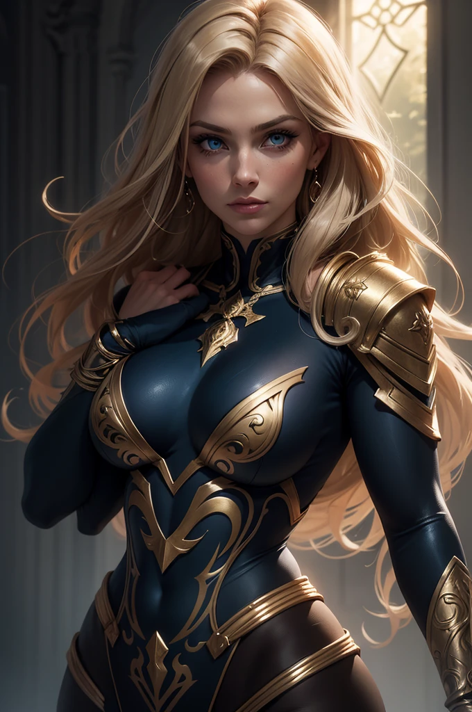 A captivating portrait of Amber Heard, clad in futuristic armor, illuminated by cinematic lighting reminiscent of Freefire. The meticulously crafted artwork is masterfully brought to life by renowned artists Elmore, Greg Rutkowski, artgerm, and Alphonse Mucha. The image boasts top-quality detailing, radiating a beautiful and aesthetic appeal, with the added charm of a feline companion nestled beside her, making this an official art piece of extraordinary elegance and sophistication.