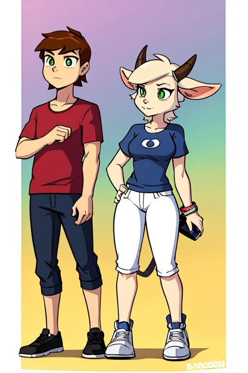 Female furry goat ben 10 style