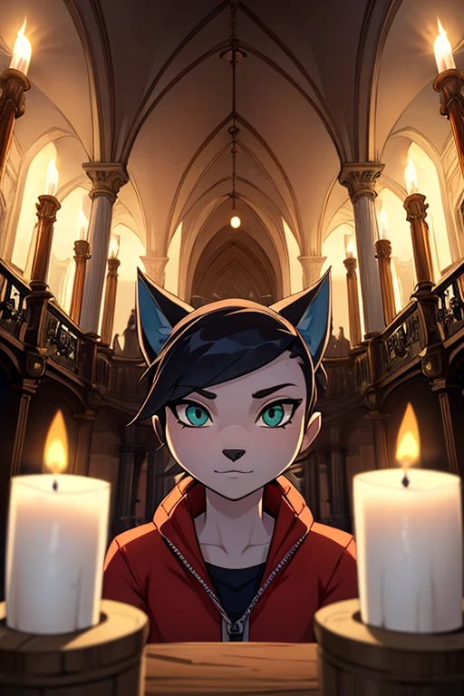 A stunning intricate full color portrait of 30 year old [anad|cm550|4lexb0tez|kdlt0r0],, epic character composition,, [style-widow :style-sylvamagic:0.2],, in a dark cathedral with candles,, by ilya kuvshinov, alessio albi, nina masic,, sharp focus, natural lighting, subsurface scattering, f2, 35mm, film grain female furry ben 10 style