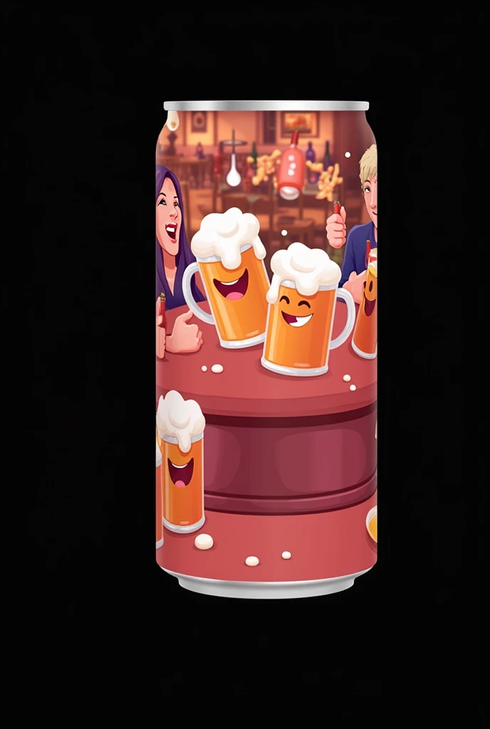A logo in black and gold with a ball and in the center two hands toasting with a glass of wine and in the other an ice cream, and in the background fireworks