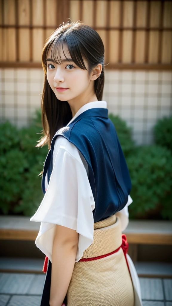 Cute girl, kendo, 