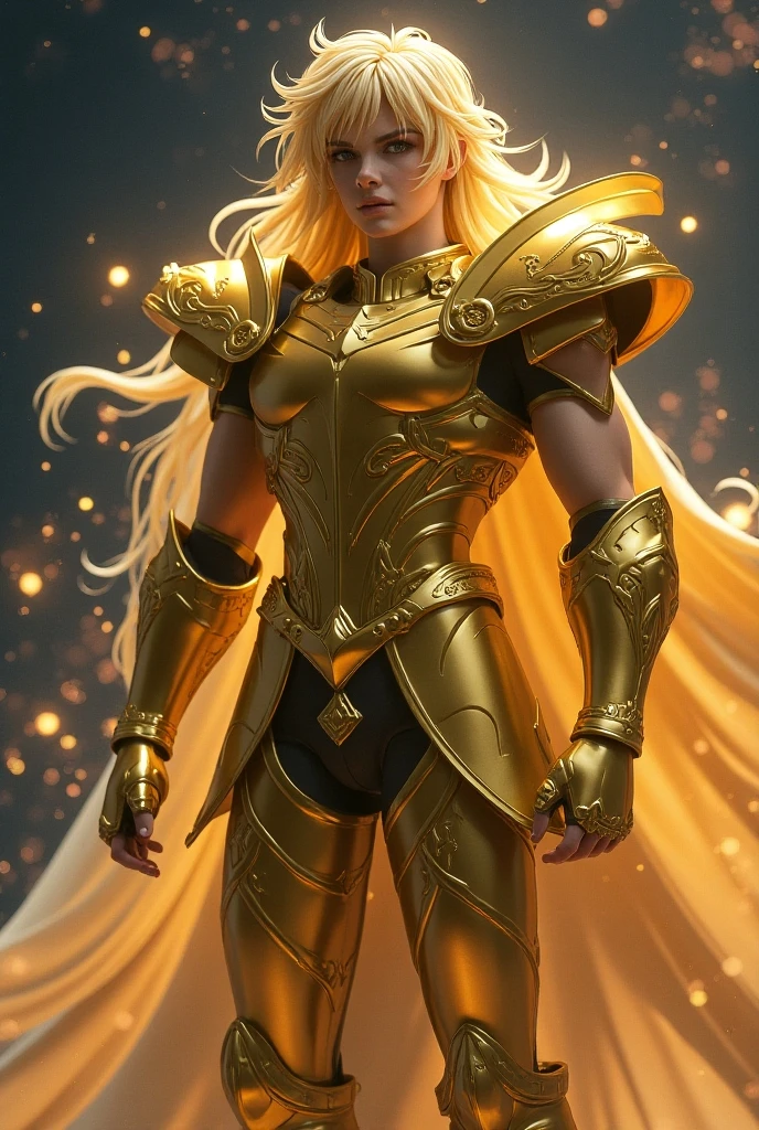 Create a Virgo Shaka image of knights of the zodiac