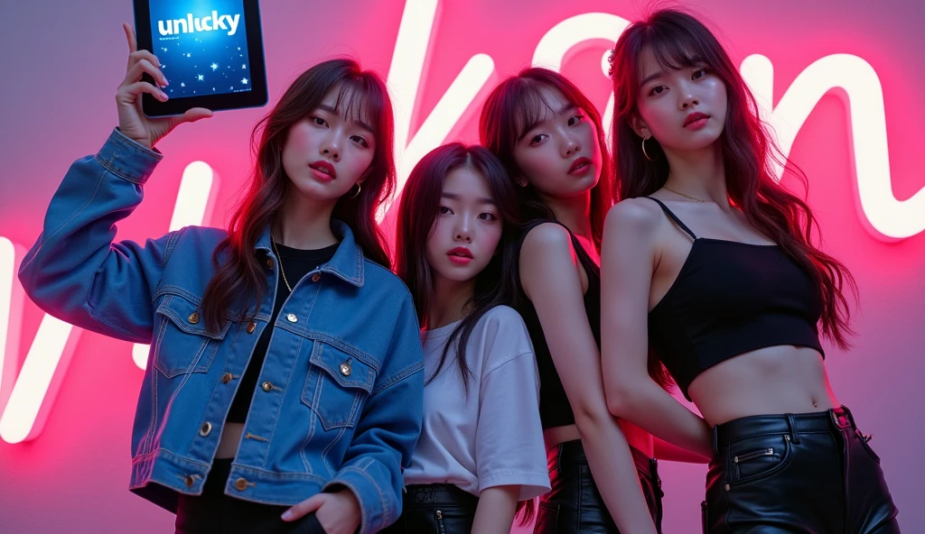 Capa de um album de kpop