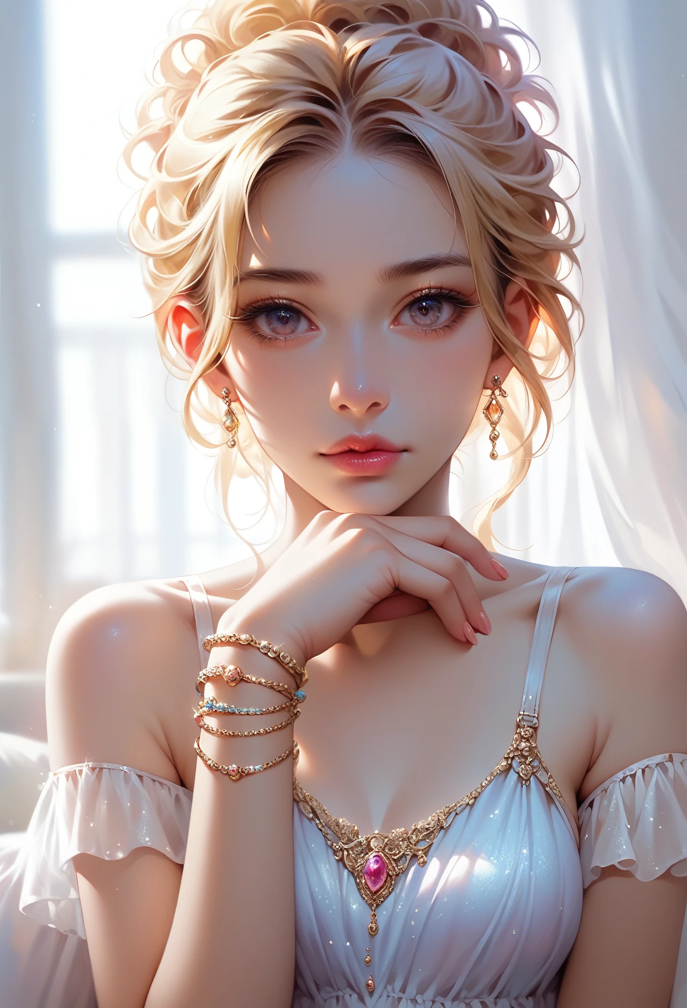 Amanda Bynes, aphrodite sexy clothes, stand at the Olympics, character portrait, 3 9 9 0 s, short hair, intricate, elegant, highly detailed, digital painting, artstation, concept art, smooth, sharp focus, illustration, art by wlop, charlie bowater and alexandra fomina