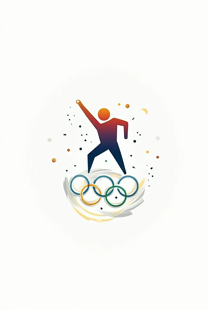 A logo for youth school olympics