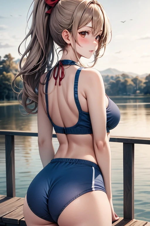 painterly anime artwork, (anime art of painterly anime artwork, ((Us)). crown. Volleyball uniform, Life. . outdoor volleyball game. Behind.  (((lateral lumbar notchsixes, small parts, breathtaking work of art, Pictorial Art Style, high quality, 8K, very detailed, A high resolution, exquisite composition and lighting:1.2), Masterpiece, 4k, Best quality, anime art, natural beauty, Masterpiece, small parts, breathtaking work of art, Pictorial Art Style, high quality, 8K, very detailed, A high resolution, exquisite composition and lighting, natural beauty