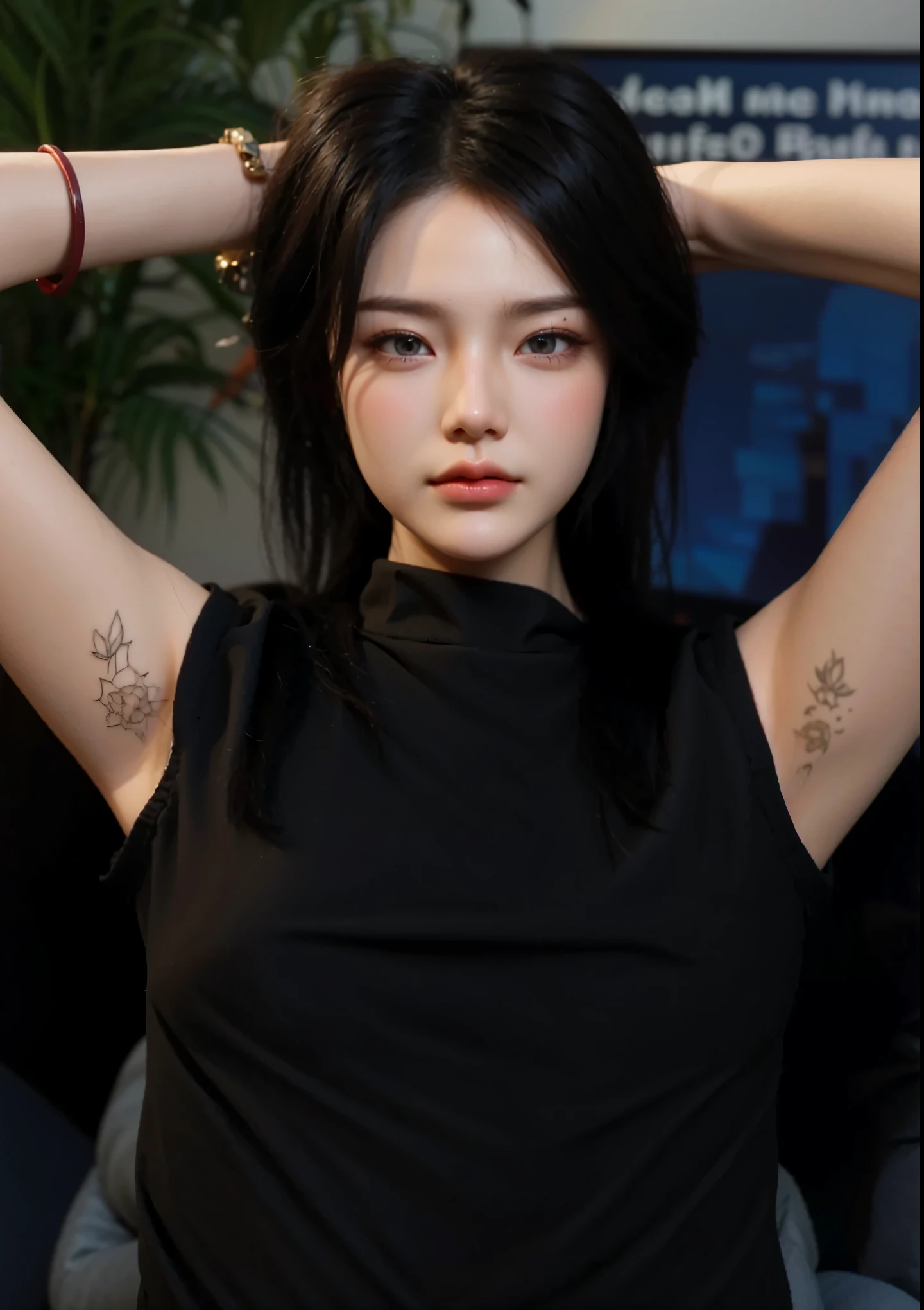 Game Art，CG Animation，Best image quality，Maximum resolution，8K picture quality，(A half-length photo)，(portrait)，(Head close-up)，(Rule of Thirds)，Unreal Engine 5 rendering works，20 year old girl，((Queen))，The eyes are very detailed，(Large Breasts)，Elegant and noble，Movie Lighting，Ray Tracing，Game CG，((3D Unreal Engine))，OC rendering reflection mode，4K，Ultra-clear，Translucent lace，Fair and plump figure，Pretty Face，Glossy gel coat，身着华贵礼服的Queen，Full breasts，Gorgeous clothes，little cherry mouth，纹身Queen