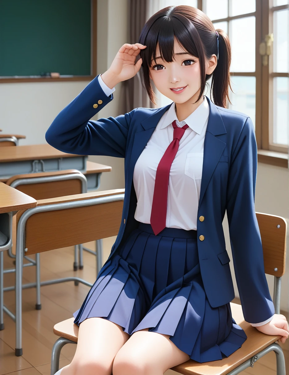 She feels ecstasy, Face of Pleasure , orgasm, Empty Eyes You ,   score_9,   score_8_up,   score_7_up,sauce_Anime,   1 girl,Student Uniform,blazers,lOng sleeves,   with collar_shirt,tie,   pleated skirt,socks,,smile,cowboy_shot, staring _in_Viewers,classroom, ,   virtual anime where you connect chains to your arms and legs ,At dawn_On_chair,  monster ,   sex,  monster 性交(  high school girl )),((Nipples)((  sexクライマックス )),)(( Insert )))((膣にInsertされた触手 )))
