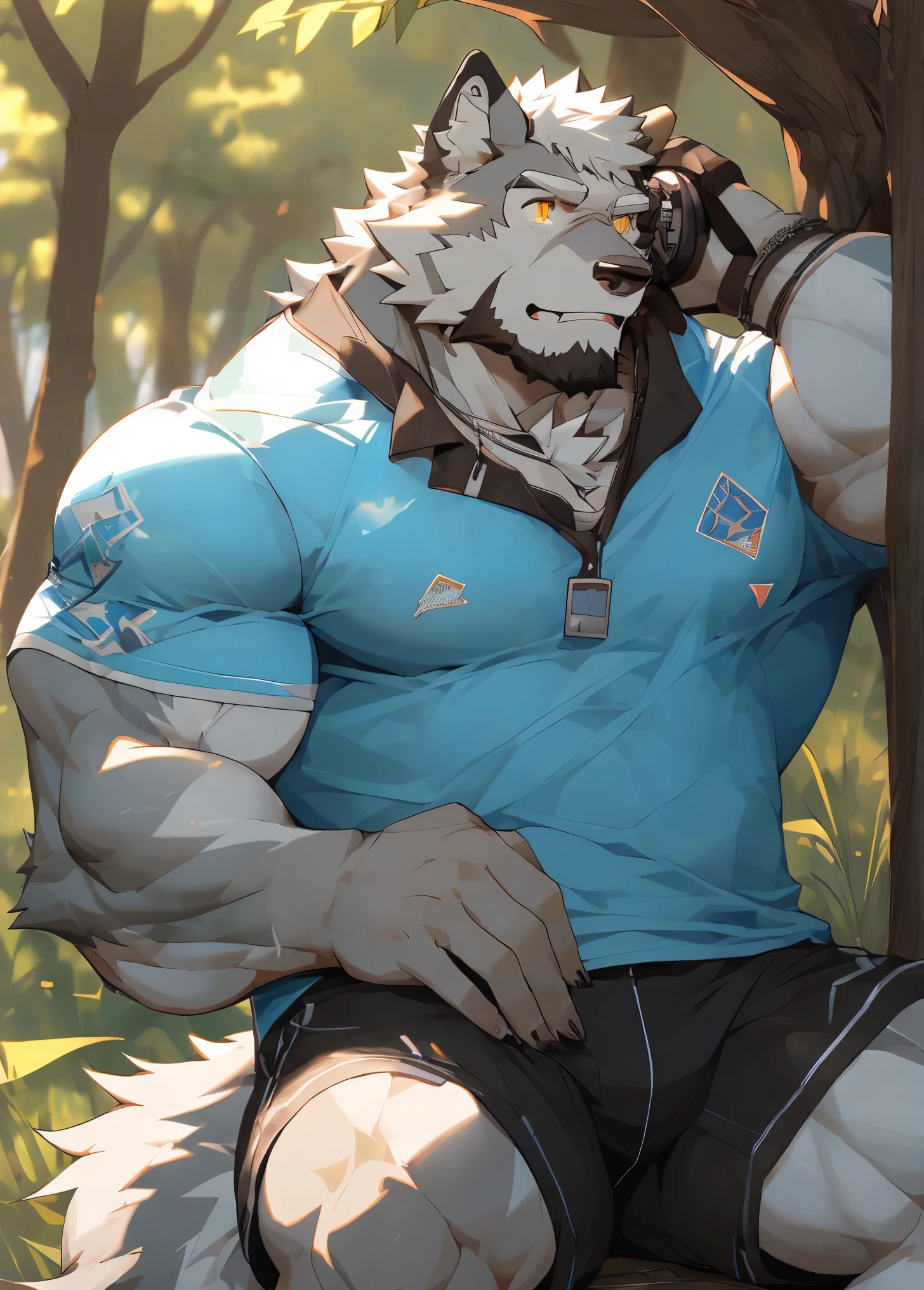 Solo, male, sitting in lake, bulge, by bigcozyorca, by goonie-san, by bebebebebe, by spikedmauler, above viewer, german shepherd, rainbow fur, bushy tail, buff, wearing boxers briefs, steam, panting, sexy expression, hard cock, boner, throbbing boner under underwear, cock, throbbing movement around cock, looking down at viewer, close up, cock detailed outline, on top of viewer, boner outline under underwear, callor, leather dog callor