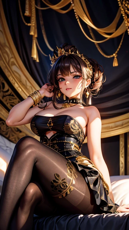 sexy slave girl, bdsm, bondage, slave, hot, tight clothing, chains, cage, collar, sitting on knees, sitting up