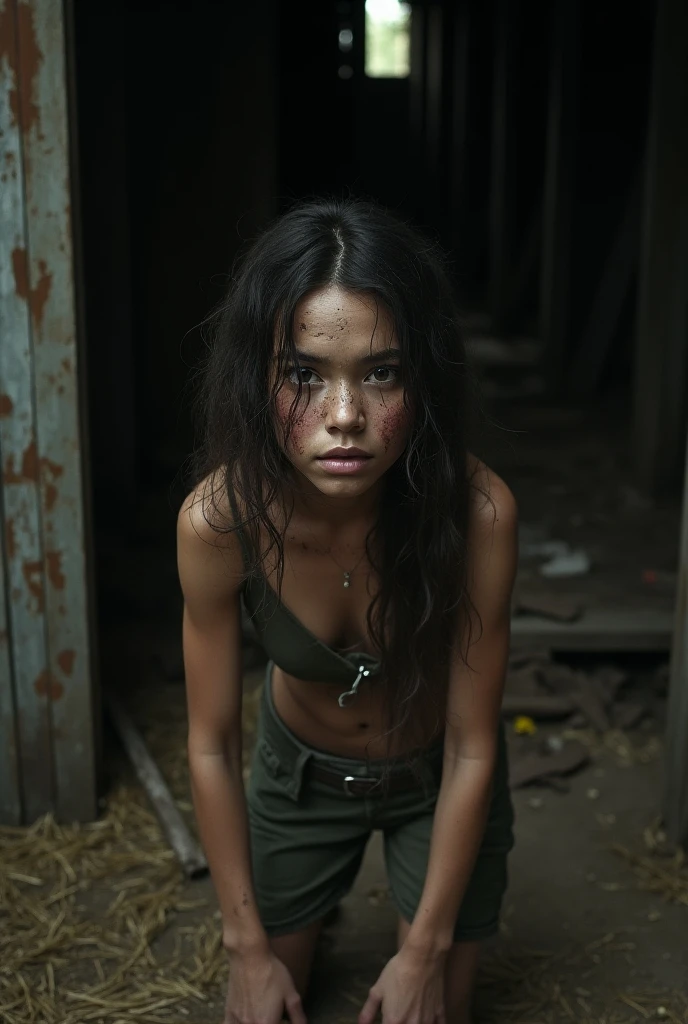 Emma Watson, Hermione Granger, ripped clothes, mud,garbage, slums