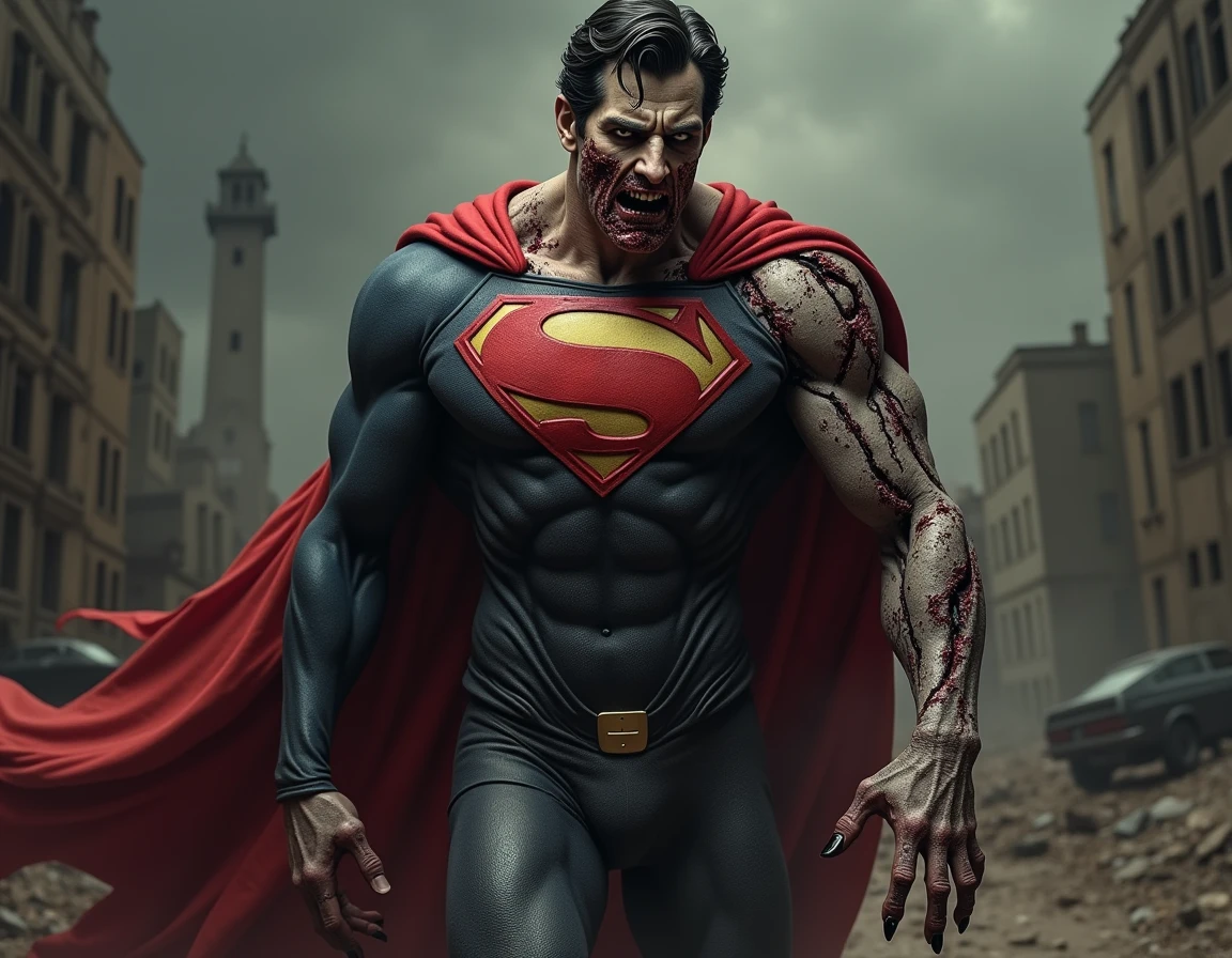 concept art of <lora:J. Jonah Jameson:1>
J. Jonah Jameson a man with a mustache, attacking superman in a blood - soaked scene, digital artwork, illustrative, painterly, matte painting, highly detailed