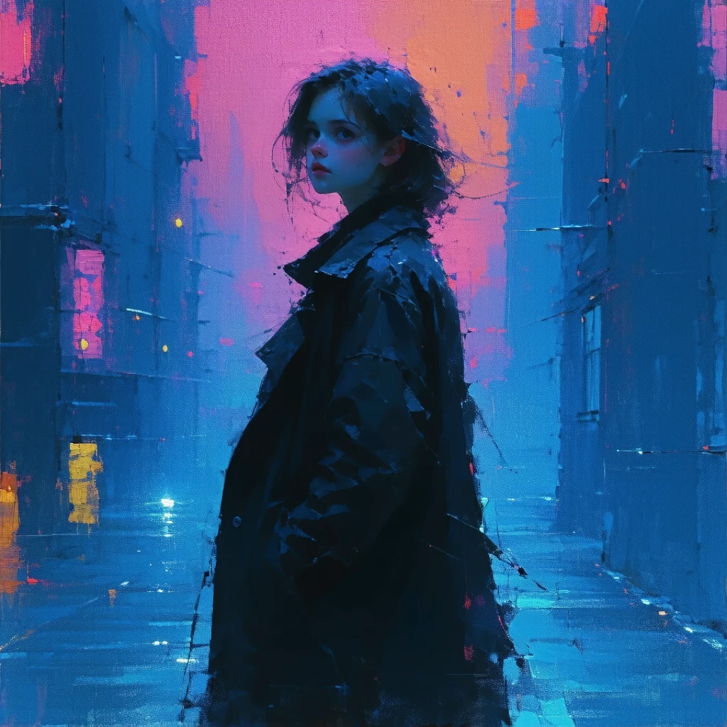 masterpiece, best quality, 1girl, city,