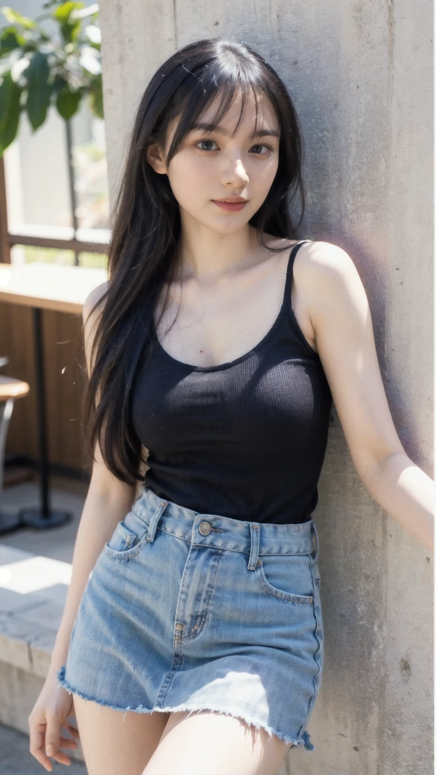 (High reality photograph, high resolusion, detailed face, detailed eyes) Skinny Japanese lady, 40 years old, various face expression, solo:1, skinny figure, small breasts, very thin waist, various hair style, various photo angle, casual clothes, full-body photo