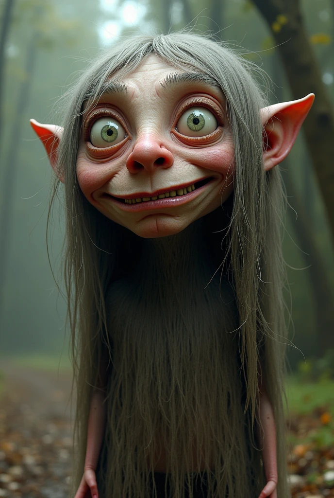 Troll doll, wearing a bikini, concept art, 4k