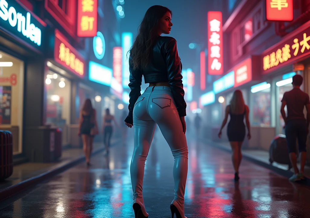 generate a sexy asian girl (E cup)