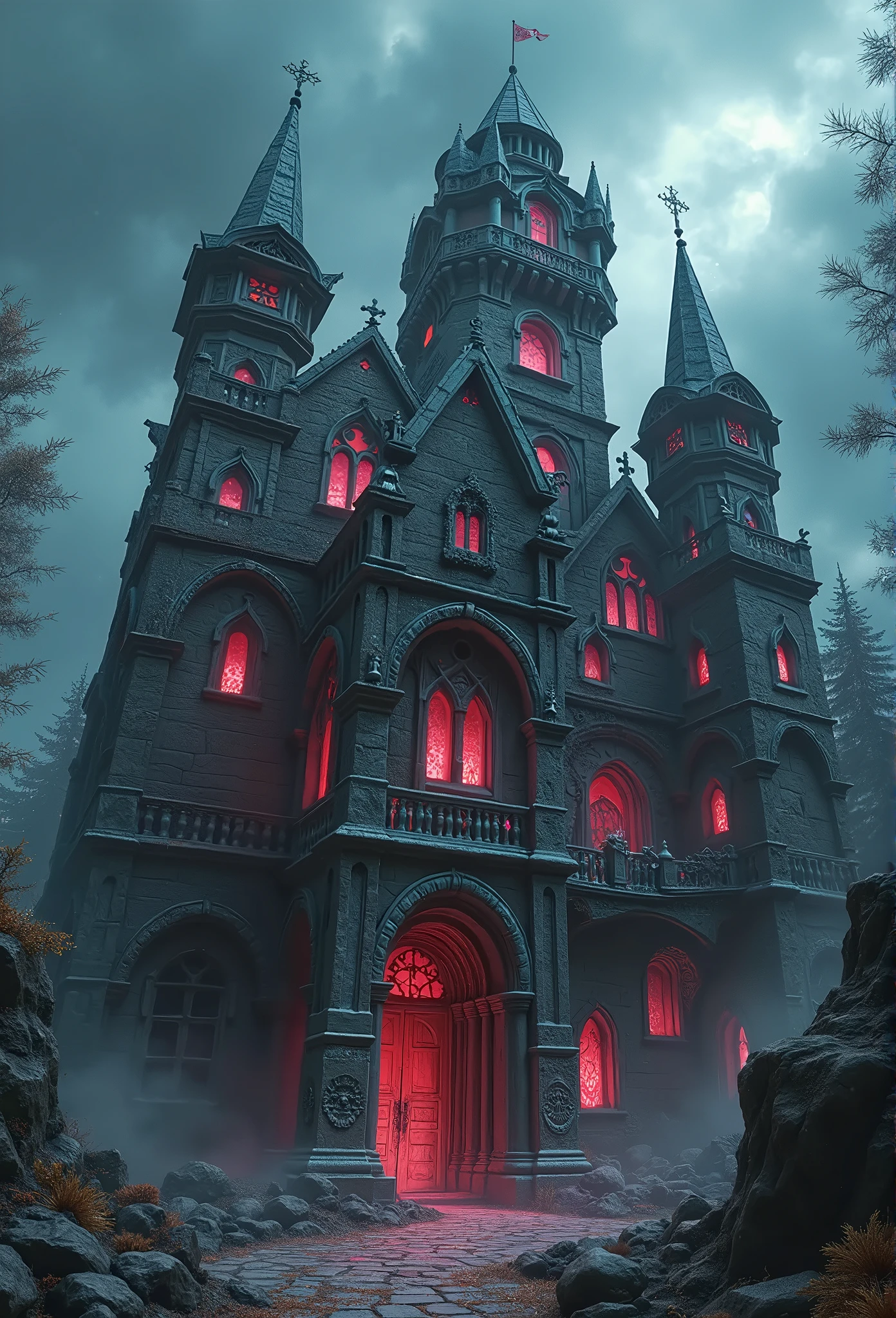 front right side view, dark old vampire in blindfold, the bats, vampire lair horror, creepy atmosphere HDR, hyperrealictic, ((intricate details)), ((intricate details, hyperdetailed)), cinematic, volumetric lighting
