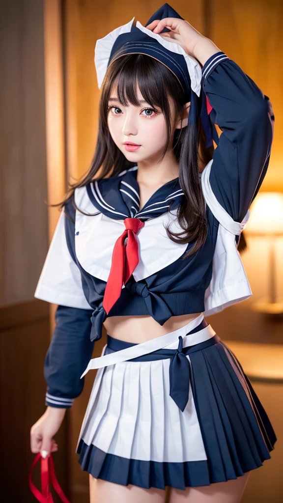 very cute, 15 years old, Saten Ruiko、Saten Ruikoの髪飾り、(Sailor suit:2.0)(ブルーと白のSailor suitの半袖:1.5),(Red scarf:2.0)Sailor suitを上に上げる、Expressionless、 Skinny body、White bra、(ブルーのPleated skirt:1.5 ), delicateでBeautiful Face, eye, And skin, Dense black shiny hair, To the camera、Expressionless、 whole body見る, Watching the audience, whole body, 1 girl, Japanese, high school girl, Light brown hair, Girly breasts, Beautiful Face, 緻密で美しいeye, Beautiful ears, Beautiful body, Beautiful breasts, 美しいThighs, Beautiful feet, (I can see my belly button),( White skin), loafers、Animal Collars, Kneel、 (White rope), (Rope with a diameter of 1 cm)(shibari:1.6, )((Put your arms behind your back:1.6)), (Breast bondage:1.4), (Arm restraints:1.4, )(Leg bondage:1.4, ),(Crotch rope:2.0), (((Wet crotch:1.5),My feet get wet,((Tied up:1.5))、Alone in the dark,Japanese woman held alone、色白の肌と艶やかなBlack Hairの女の子、(The body is bound with a thin rope:1.6)、(Sad expression:1.5)、A cute face like a Japanese idol、delicate, Small breasts、(Sweaty skin:1.3)、((1 screen))、8K、RAW shooting、Highest qualityの写真のmasterpiece、Nice realistic pictures、(BDSM:1.6)、(Rope BDSM:1.6)、(Wearing ripped lingerie:1.6)
Flat Chest, High resolution, Highly detailed illustration, , Realistic wide-legged pose、((Really no panties 1.8)), 股の縫いeye, Dynamic pose, Dynamic Angle, Thighs Thighs Thighs, Thighs Thighs Thighs,, belly button, Thighs, 白いThighs,Cleavage、M型 Cleavage, ((Spread your legs:1.4)), Lying down,delicateな手12歳の少女1人, Laundry room,washing machine, Laundry basket, a few underwears are in a Laundry basket,((To pee:1.8))Glasses、 Black Hair, {{{Half Twin Tail:1.3}}}、break,blush, bow, 赤いbow, Tshirt,mini skirt, Pleated skirt,, Small breasts, {{{Face close-up}}},Upper Body,,パンティーに注eye,High quality underwear, Look down,View your audience, Panties as a gift, Tabletop, Highest quality, , Absurd, Perfect Skin, Detailed skin texture, Super detailed, 8K, Intricate details, Beautifully detailed face,High resolution, {{{Shadowed face}}}, mock, {{{Through clenched teeth:1.2}}}, Angry face, 視聴者をLook down, masterpiece,Absurd, Beautiful detailed face seen from the front,