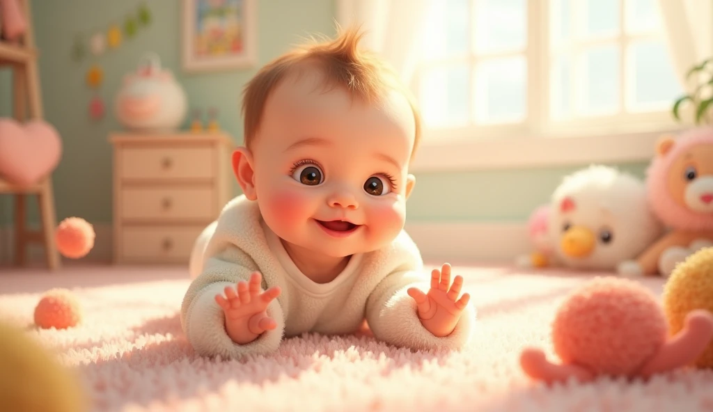 Baby talking much