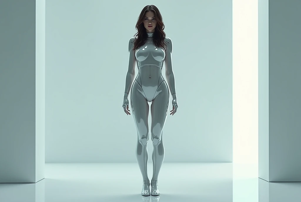 Homo futuris, future human, realistic image, clear