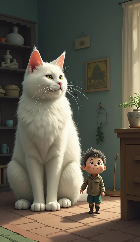 Mountain diomond cat
And boy home