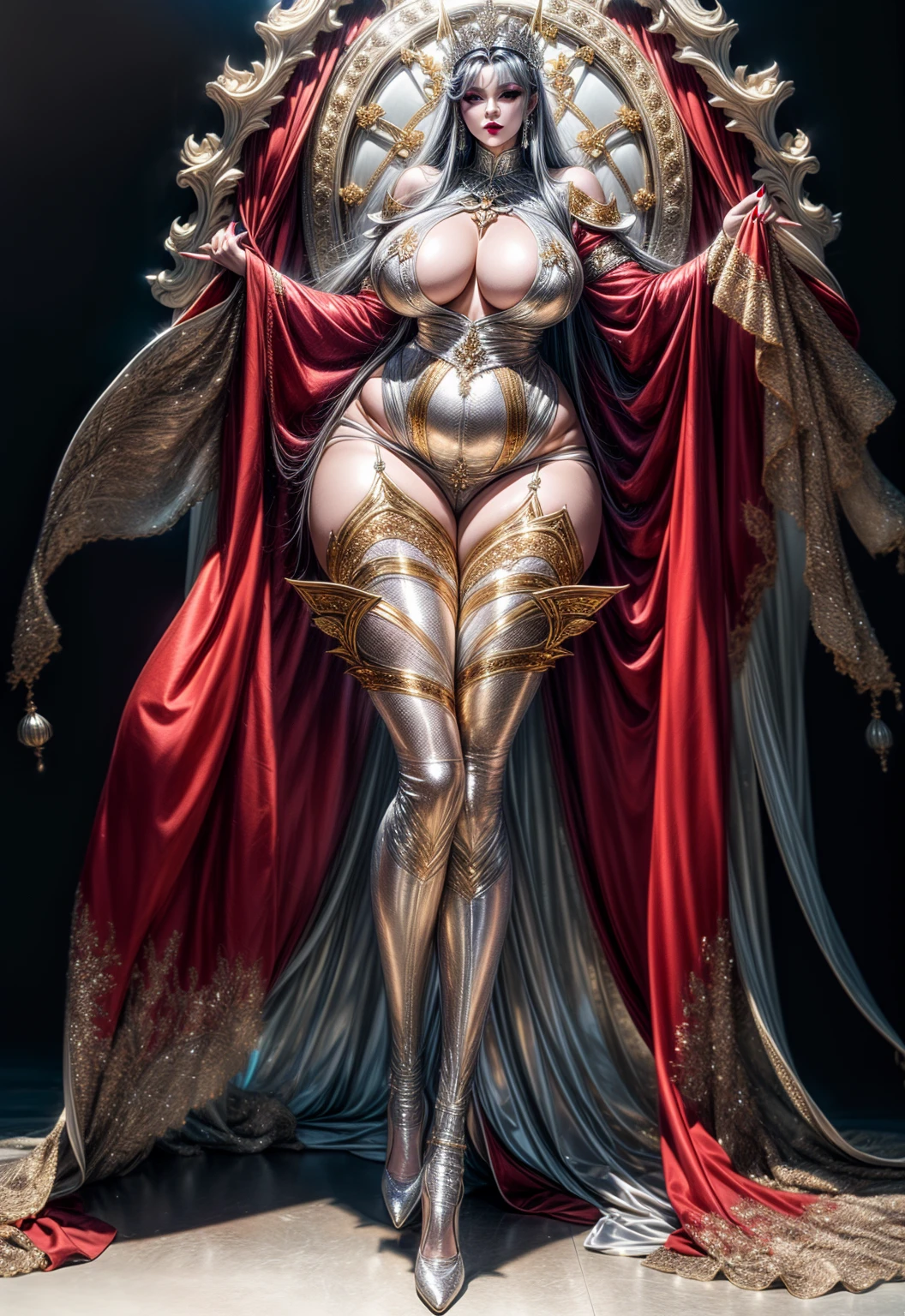 Marble statue of a nun decorated with silver ornaments, perfect body structure, perfect body lines, perfect muscle curves, standing in the mist (cemetery: 1.2), eyes closed, sweet expression, surrounded by tombstones, detailed faces, masterpieces, best quality, intricate details, absurdity, high detail RAW color photo, very detailed, rough lighting, cinematic lighting, contrast, bright light, gigapixel, 8k resolution, cinematic, octane rendering, unreal, high definition, 8k uhd, professional lighting , photon mapping, radiosity, physically based rendering, award-winning photography, backlighting, ray tracing, cinematic lighting --auto --s2