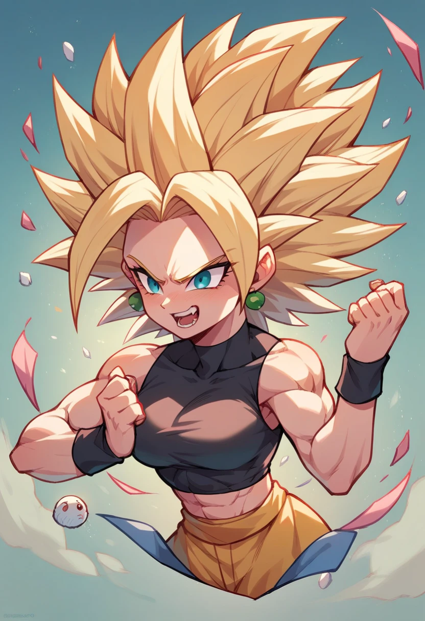 Caulifla con tanga grande, chichona