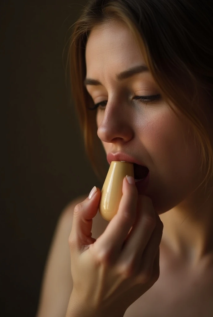 A person is putting his big dick in the mouth of a women