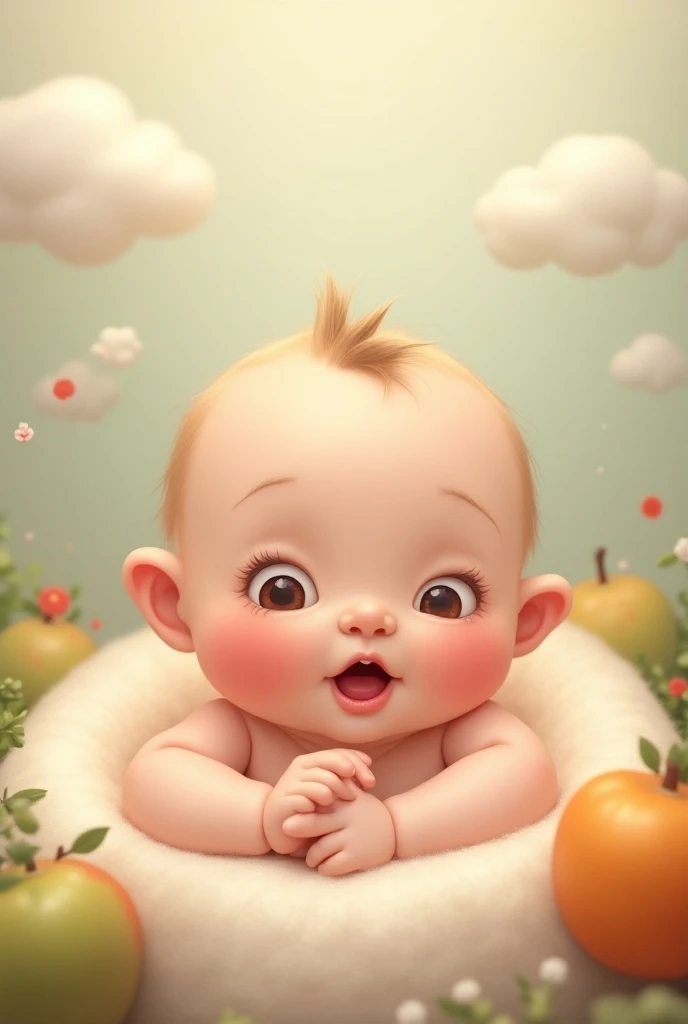 baby taking a red pill